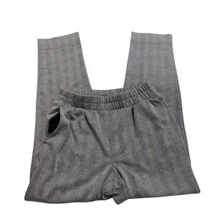 EUC A New Day Gray Plaid Pants Soft Elastic Waist XS Soft
